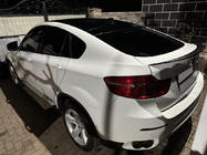 BMW X6 E71 2008–2014 LIP spoiler (1234 Upgrade, čierny) fotografia 5