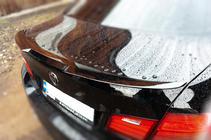 BMW 5. rad F10/F11 2010–2016 Spojler LIP V1 (1234 Upgrade, čierny) fotografia 3