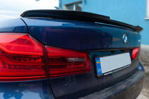 BMW 5. rad G30/G31 2017–2023 Spojler M-Performance V1 (1234 Upgrade, čierny) fotografia 5