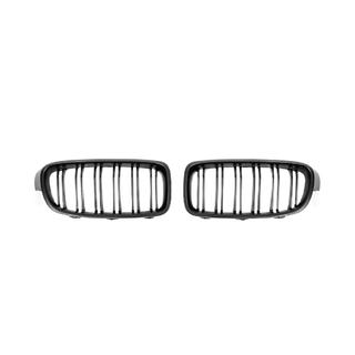 Obličky M-Look (matná čierna) BMW rad 3 F30/F31 2012–2019 fotografia 2