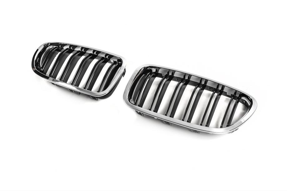BMW 5. rad F10/F11 2010–2016 Obličkové mriežky (2 ks, chróm) Image