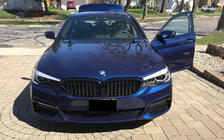 BMW 5. rad G30/G31 2017–2023 Ľadvinky 1 Bar (2017-2020, čierny lesk) fotografia 3