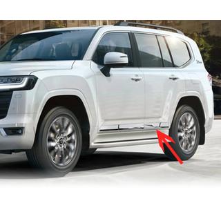 Chrómové lišty dverí (4 ks) Toyota Land Cruiser 300 2021– fotografia 3