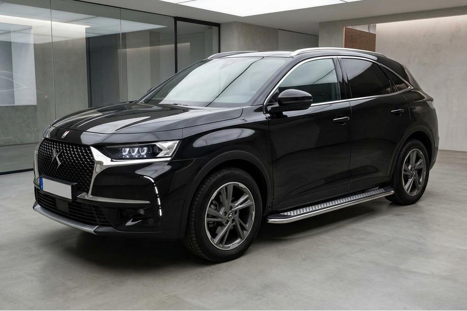 DS 7 Crossback 2017–2022 Bočné prahy Maydos V2 (2 ks, hliník / nehrdzavejúca oceľ) Fotografia 1
