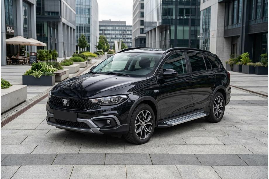Fiat Tipo Cross 2021– Bočné nášľapy Vision New Grey (2 ks, hliník) Image