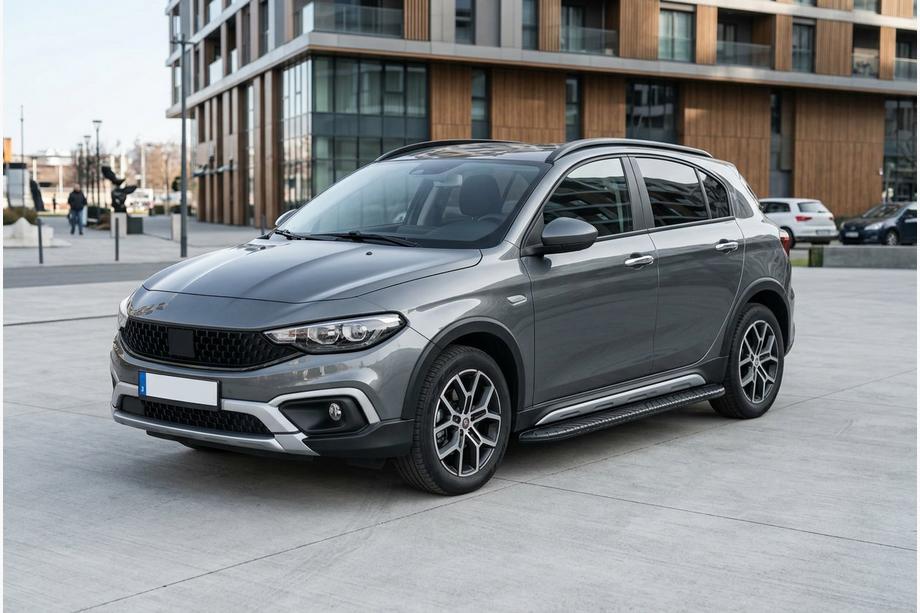 Fiat Tipo Cross 2021– Bočné nášľapy Bosphorus Black (2 ks, hliník) Image
