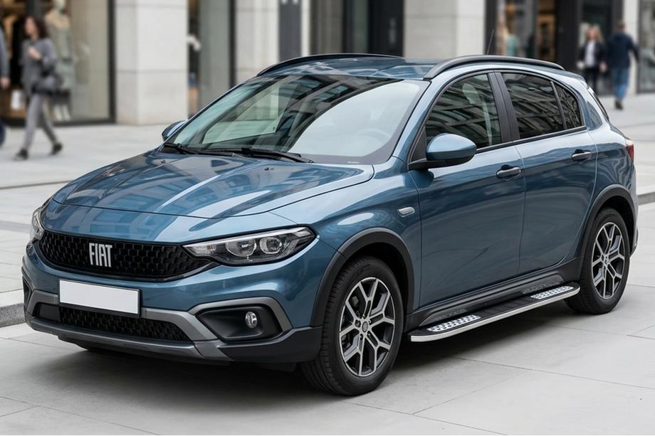 Fiat Tipo Cross 2021– Bočné nášľapy Tayga V2 (2 ks, hliník) Image