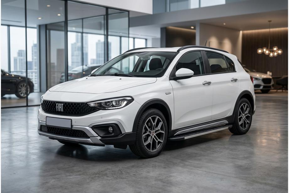 Fiat Tipo Cross 2021– Bočné nášľapy Duru (2 ks, hliník) Image