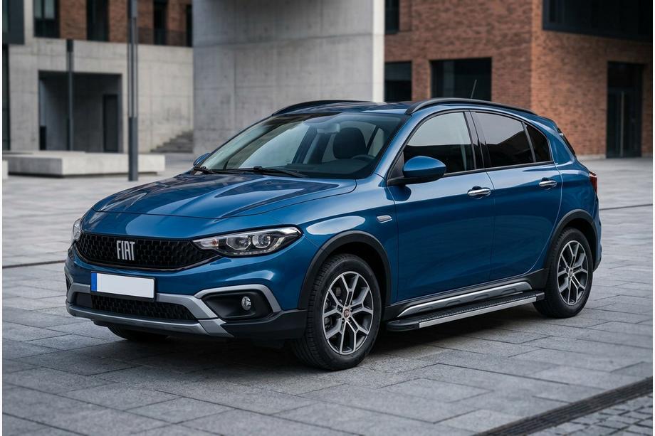 Fiat Tipo Cross 2021– Bočné nášľapy Maya V1 (2 ks, hliník) Image