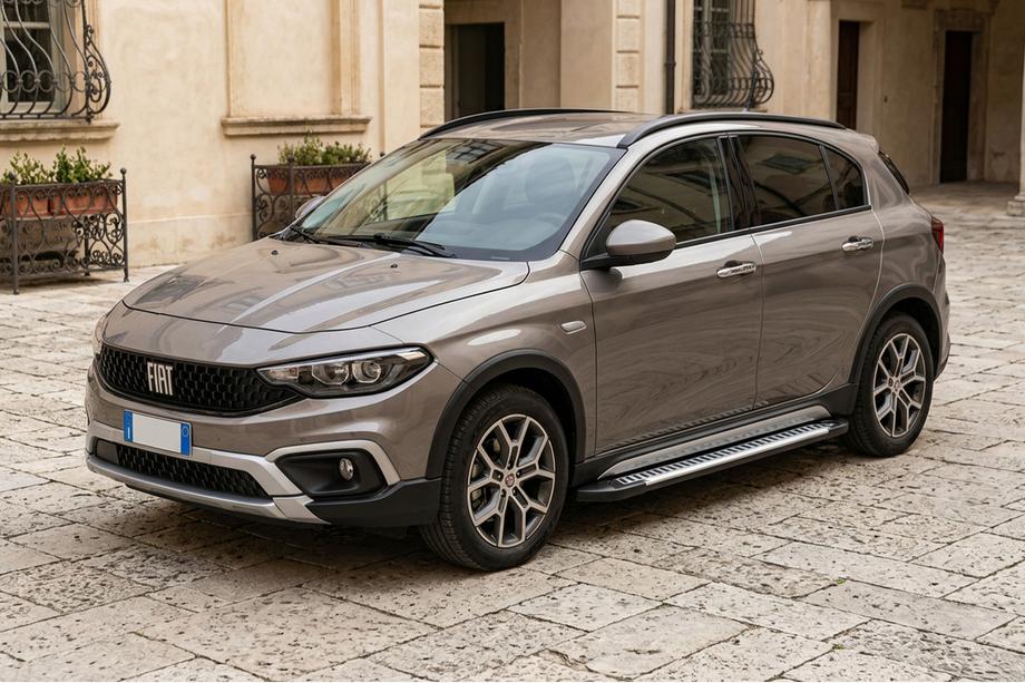 Fiat Tipo Cross 2021– Bočné prahy Line (2 ks, hliník) Image