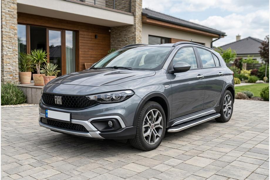 Fiat Tipo Cross 2021– Bočné nášľapy Maydos V1 (2 ks, hliník) Image