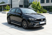 Fiat Tipo Cross 2021– Bočné nášľapy BlackLine (2 ks, hliník) fotografia 2