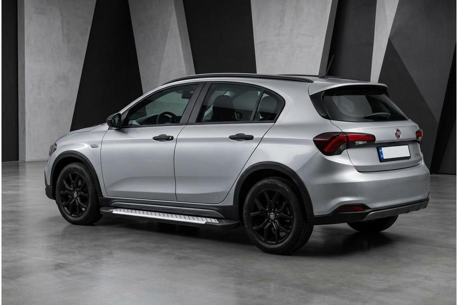 Fiat Tipo Cross 2021– Bočné nášľapy Allmond Grey (2 ks, hliník) Image