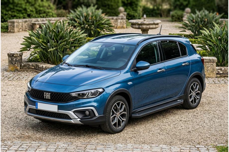 Fiat Tipo Cross 2021– Bočné nášľapy Allmond Black (2 ks, hliník) Image
