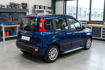 Fiat Panda 2011–2023 Bočné nášľapy Allmond Grey (2 ks, hliník) fotografia 1