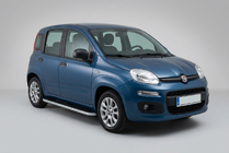 Fiat Panda 2011–2023 Bočné prahy Tayga Grey (2 ks, hliník) fotografia 1