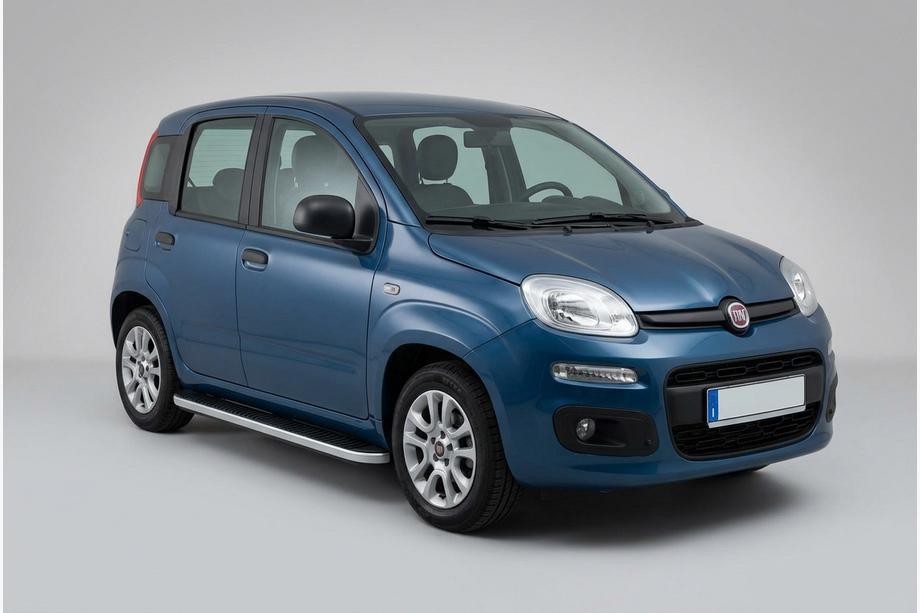 Fiat Panda 2011–2023 Bočné prahy Tayga Grey (2 ks, hliník) Image