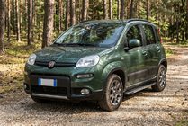 Fiat Panda 2011–2023 Bočné prahy Bosphore Grey (2 ks, hliník) fotografia 1