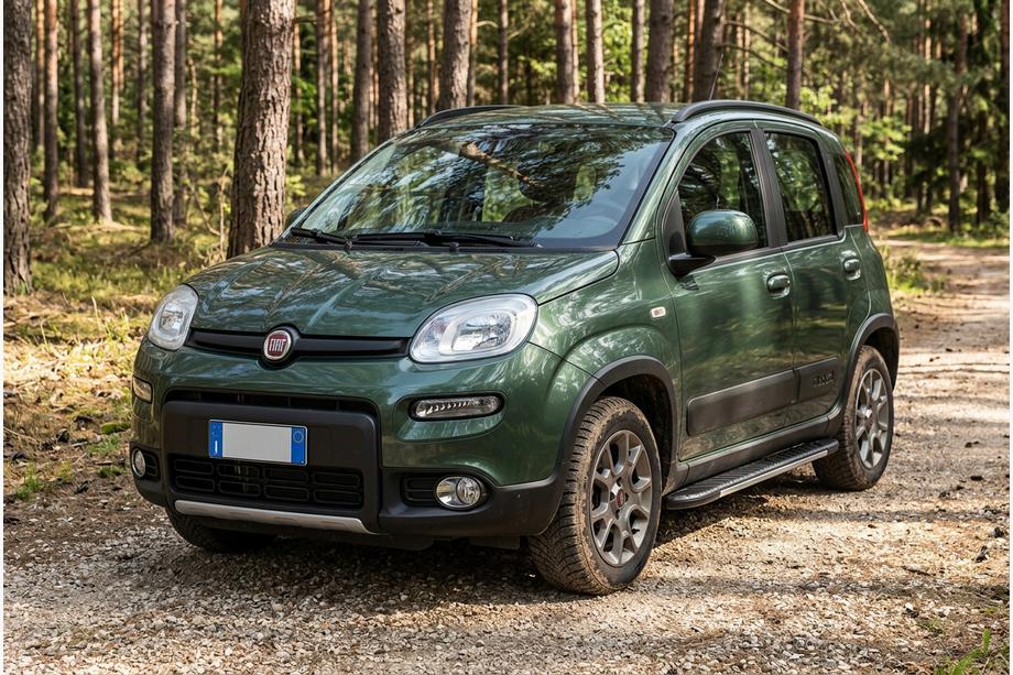 Fiat Panda 2011–2023 Bočné prahy Bosphore Grey (2 ks, hliník) Image