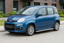 Fiat Panda 2011–2023 Bočné prahy Maydos V2 (2 ks, hliník / nehrdzavejúca oceľ) fotografia 1