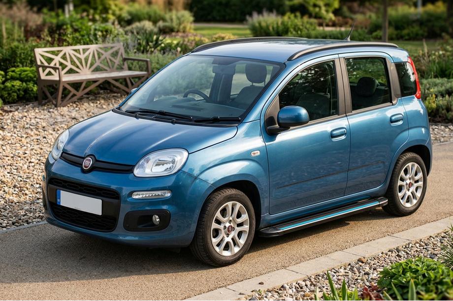Fiat Panda 2011–2023 Bočné nášľapy Maya Blue (2 ks, hliník) Image
