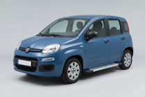 Fiat Panda 2011–2023 Bočné nášľapy Vision New Grey (2 ks, hliník) fotografia 1