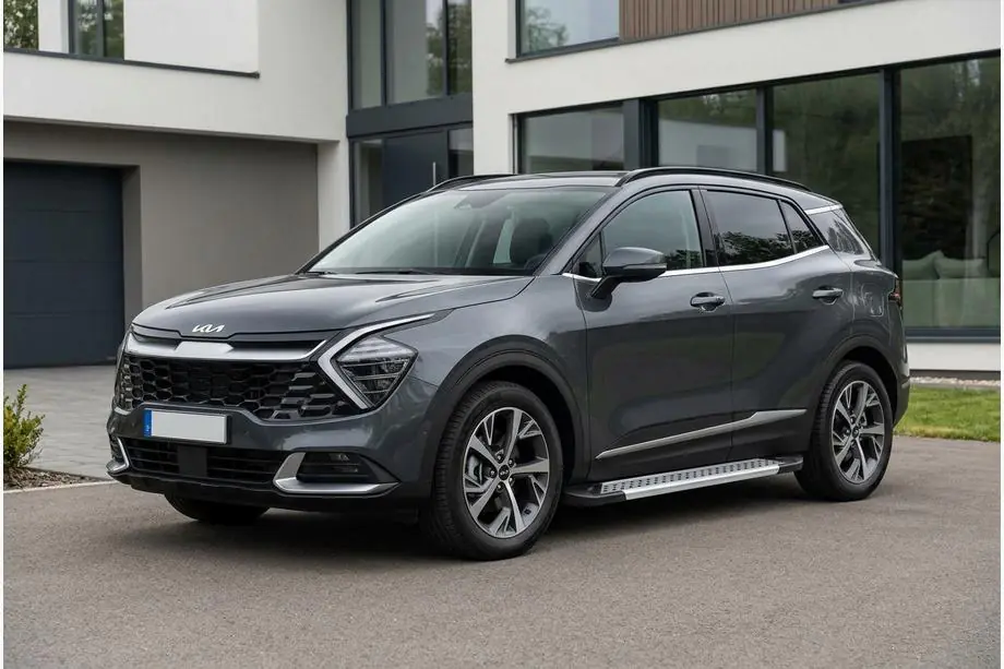 Kia Sportage 2021– Bočné nášľapy Vision New Grey (2 ks, hliník) Image