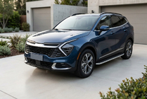 Kia Sportage 2021– Bočné prahy Tayga Grey (2 ks, hliník) fotografia 1