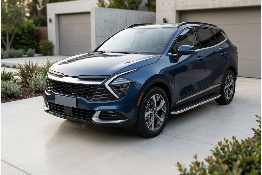 Kia Sportage 2021– Bočné prahy Tayga Grey (2 ks, hliník) Image