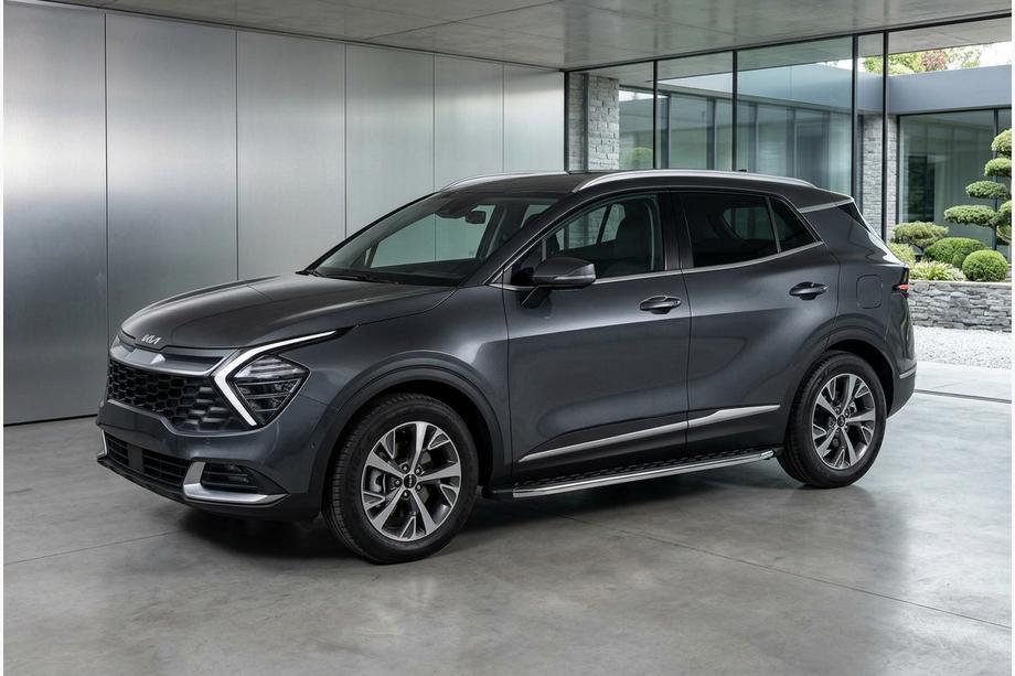 Kia Sportage 2021– Bočné nášľapy BlackLine (2 ks, hliník) Image