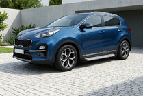 Kia Sportage 2021– Bočné nášľapy Maya V2 (2 ks, hliník) fotografia 1