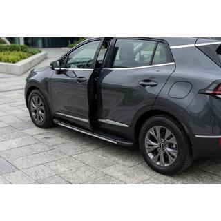 Bočné prahy Bosphore Grey (2 ks, hliník) Kia Sportage 2021– fotografia 1