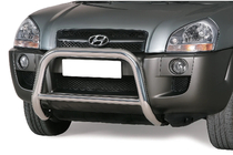 Hyundai Tucson JM 2004– Winbo V2 predný ochranný rám (nerez) fotografia 1