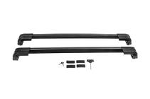 Priečniky na integrované strešné lyžiny, uzamykateľné Strong V2 (2 ks) do 120 cm, sivé fotografia 15