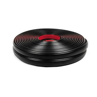 Čierna ochranná lišta na dvere na meter sal26 (1 meter, 32 mm) fotografia 3