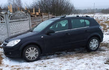 Opel Astra H 2004–2013 Hliníkové strešné lyžiny (HB, chróm) fotografia 2