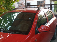Opel Astra H 2004–2013 Hliníkové strešné lyžiny (HB, čierne) fotografia 1