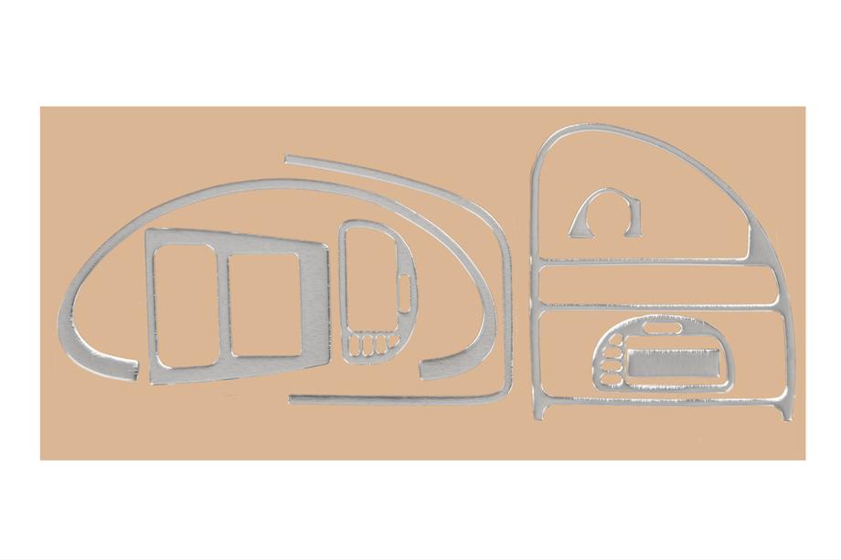 Citroen Saxo 1996–2023 Dekoratívne lišty na palubnú dosku (hliník) Image