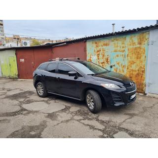 Priečne nosníky do штатných upevňovacích bodov, uzamykateľné Wingbar V3 (2 ks) Mazda CX-7 2006–2012 fotografia 1