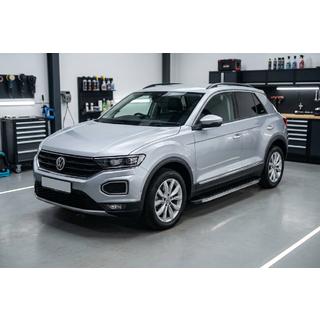 Bočné nášľapy BlackLine (2 ks, hliník) Volkswagen T-Roc 2017–2025 fotografia 1
