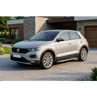Bočné prahy Line (2 ks, hliník) Volkswagen T-Roc 2017–2025 fotografia 1