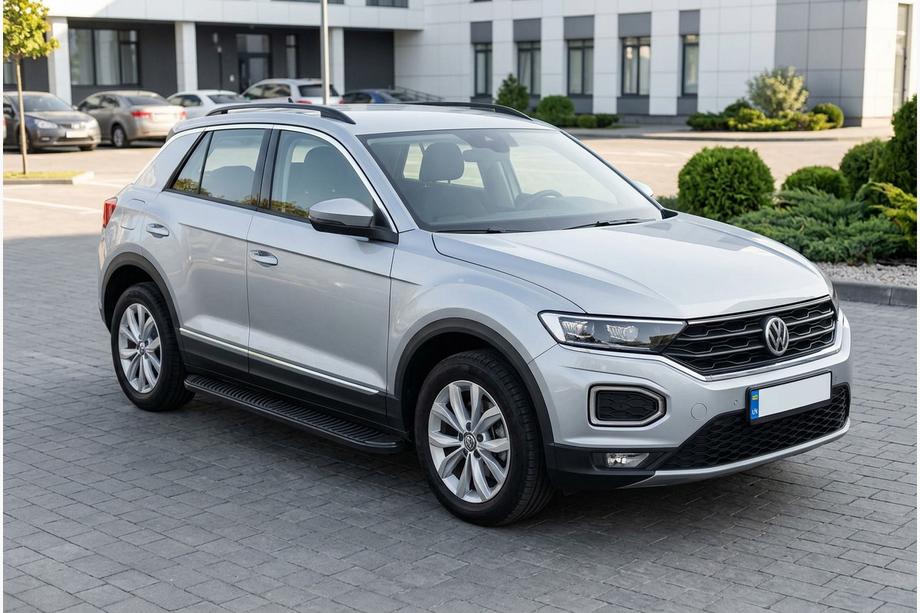 Volkswagen T-Roc 2017–2025 Bočné prahy Tayga Black (2 ks, hliník) Image