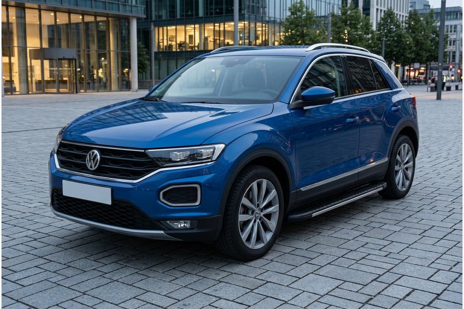 Volkswagen T-Roc 2017–2025 Bočné prahy Bosphore Grey (2 ks, hliník) Image