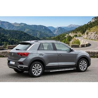 Bočné nášľapy Duru (2 ks, hliník) Volkswagen T-Roc 2017–2025 fotografia 1