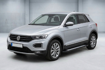 Volkswagen T-Roc 2017–2025 Bočné nášľapy Vision New Black (2 ks, hliník) fotografia 1