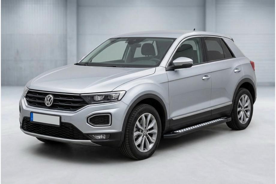 Volkswagen T-Roc 2017–2025 Bočné nášľapy Vision New Black (2 ks, hliník) Image