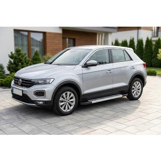 Bočné nášľapy Vision New Grey (2 ks, hliník) Volkswagen T-Roc 2017–2025 fotografia 1