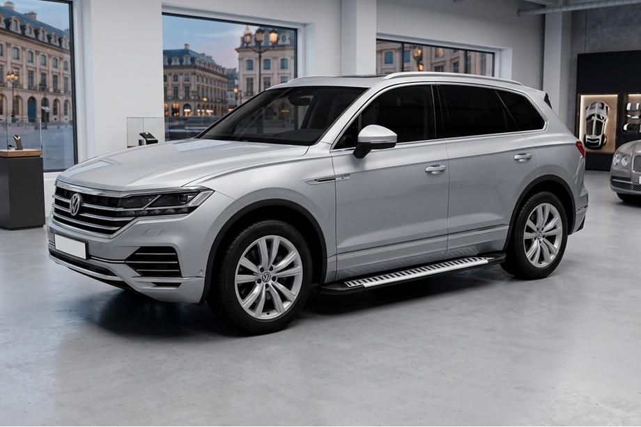 Volkswagen Touareg 2018– Bočné prahy Line (2 ks, hliník) Fotografia 1