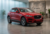 Jaguar F-PACE 2016– Bočné nášľapy Maya Red (2 ks., hliník) fotografia 1