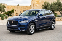 Jaguar F-PACE 2016– Bočné nášľapy Allmond Black (2 ks, hliník) fotografia 1